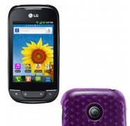 Case Silicone Gel Lg Optimus Net P690 Purple Case Silicone Gel Lg Optimus Net P690 Purple