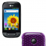 Funda Silicona Gel Lg Optimus Net P690 Morado