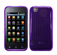 Funda Silicona Gel Lg Optimus Sol E730 Morada