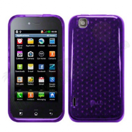 Funda Silicona Gel Lg Optimus Sol E730 Morada