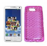 Funda Silicona Gel Motorola Motoluxe XT615 Rosa
