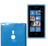 Funda Silicona Gel Nokia 800 Azul Semirrigida