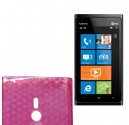 Funda Silicona Gel Nokia 800 Rosa Semirrigida