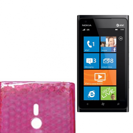 Funda Silicona Gel Nokia 800 Rosa Semirrigida