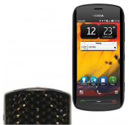 Funda Silicona Gel Nokia 808 PureView Negro
