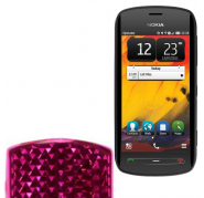 Funda Silicona Gel Nokia 808 PureView Rosa