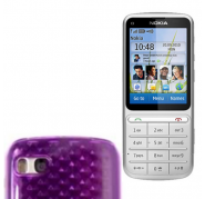 Funda Silicona Gel Nokia C3-01 Morada