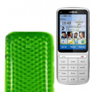 Funda Silicona Gel Nokia C3-01 Verde