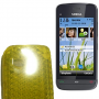Funda Silicona Gel Nokia C5-03 Amarillo Semirrigida