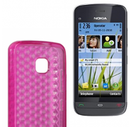 Funda Silicona Gel Nokia C5-03 Rosa