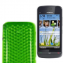 Funda Silicona Gel Nokia C5-03 Verde Semirrigida