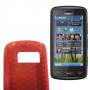 Funda Silicona Gel Nokia C6-01 Naranja Semirrigida