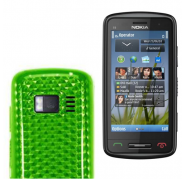 Funda Silicona Gel Nokia C6-01 Verde Semirrigida