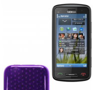 Funda Silicona Gel Nokia Lumia 610 Morado