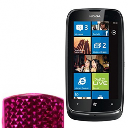 Funda Silicona Gel Nokia Lumia 610 Rosa