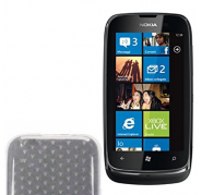 Funda Silicona Gel Nokia Lumia 610 Transparente