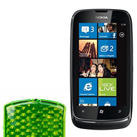 Funda Silicona Gel Nokia Lumia 610 Verde