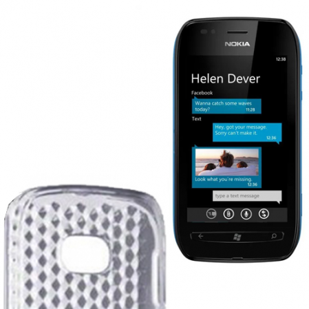 Funda Silicona Gel Nokia Lumia 710 Transparente