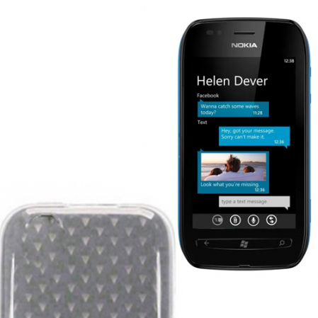 Funda Silicona Gel Nokia Lumia 900 Transparente