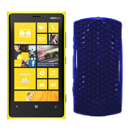 Funda Silicona Gel Nokia Lumia 920 Azul