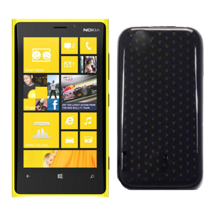 Funda Silicona Gel Nokia Lumia 920 Negro
