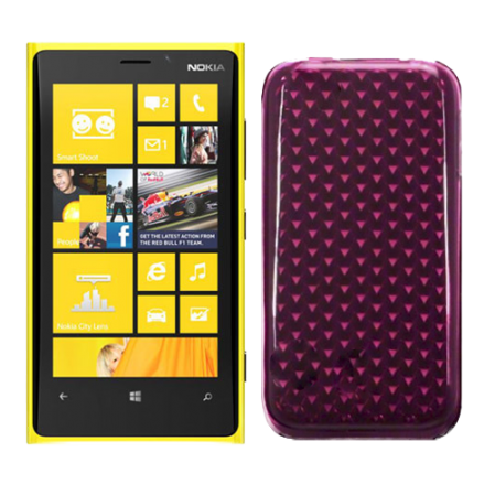 Funda Silicona Gel Nokia Lumia 920 Rosa