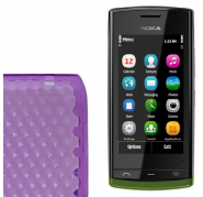 Silicone gel case Nokia n500 Purple