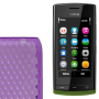 Funda Silicona Gel Nokia n500 Morada