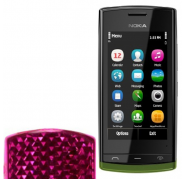 Funda Silicona Gel Nokia n500 Rosa