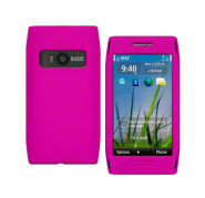 Funda Silicona Gel Nokia X7 Rosa Semirrigida