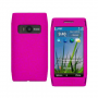 Funda Silicona Gel Nokia X7 Rosa Semirrigida
