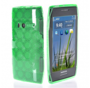 Funda Silicona Gel Nokia x7 Verde Semirrigida