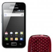 Funda Silicona Gel Samsung Galaxy Ace S5830 Rojo