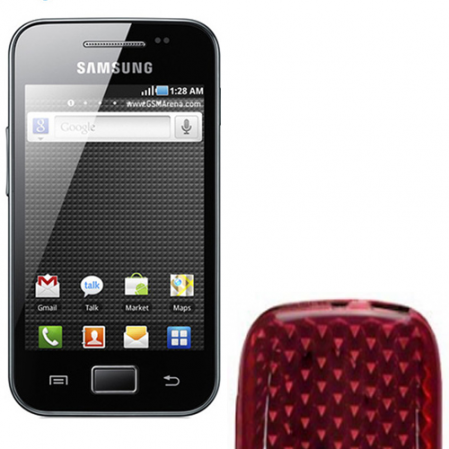 Funda Silicona Gel Samsung Galaxy Ace S5830 Rojo