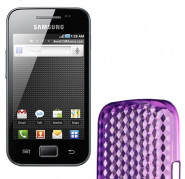 Funda Silicona Gel Samsung Galaxy Gio s5660 Morada
