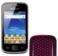 Funda Silicona Gel Samsung Galaxy Gio s5660 Rosa