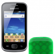 Funda Silicona Gel Samsung Galaxy Gio s5660 Verde