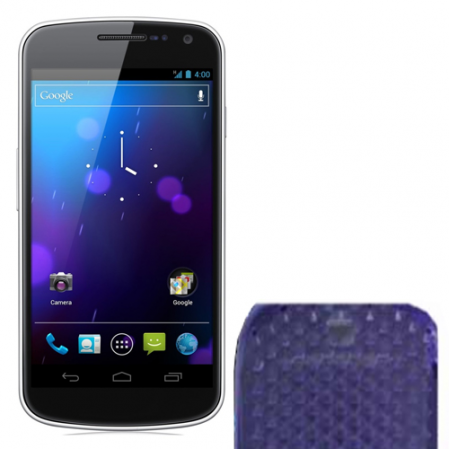 Funda Silicona Gel Samsung Galaxy Nexus i9250 Morado