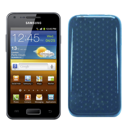Funda Silicona Gel Samsung Galaxy S Advance i9070 Celeste