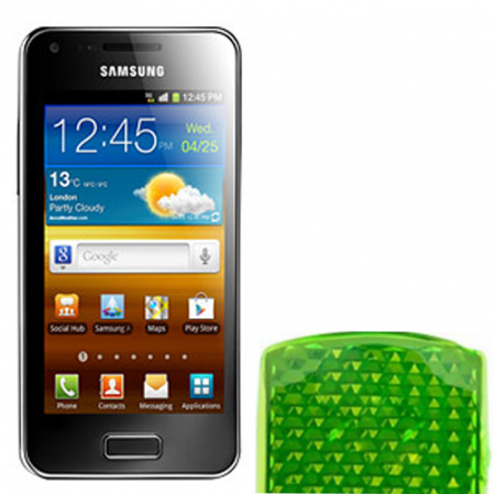 Funda Silicona Gel Samsung Galaxy S Advance i9070 Verde