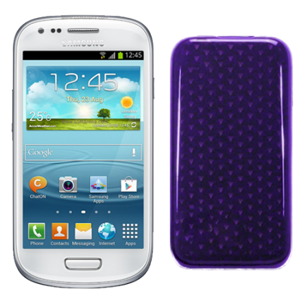 Funda Silicona Gel Samsung Galaxy S3 Mini i8190 Morada