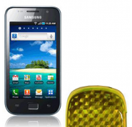 Funda Silicona Gel Samsung Galaxy SL i9003 Amarillo
