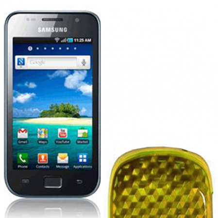 Funda Silicona Gel Samsung Galaxy SL i9003 Amarillo
