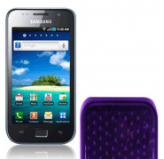 Funda Silicona Gel Samsung Galaxy SL i9003 Morado