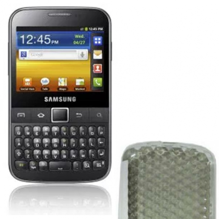 Funda Silicona Gel Samsung Galaxy Y Pro B5510 Transparente