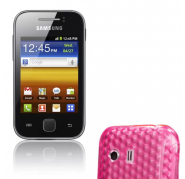 Funda Silicona Gel Samsung Galaxy Y S5360 Rosa Claro