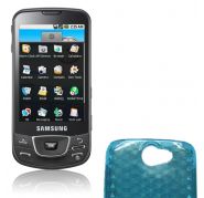 Funda Silicona Gel Samsung i8150 Galaxy W Azul