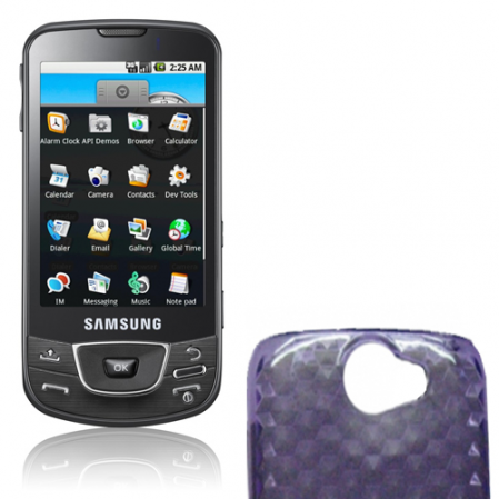 Funda Silicona Gel Samsung i8150 Galaxy W Morado