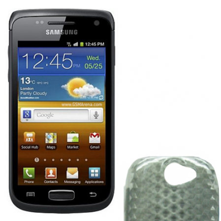 Funda Silicona Gel Samsung i8150 Galaxy W Transp.