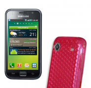Funda Silicona Gel Samsung i9000 / i9001 Galaxy Rosa